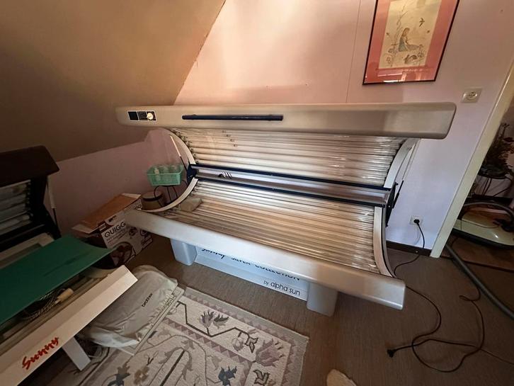 Lit de bronzage Sunway Silver Collection - Alpha Sun, Electroménager, Solarium, Banc solaire & Bronzage facial, Utilisé, Banc solaire double