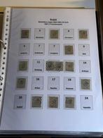 Mega Verzameling Puntstempels Belgie vanaf OBP 14 t/m 33, Verzenden, Gestempeld, Gestempeld, Met stempel