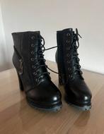 Enkellaarsjes, Ophalen, Zwart, Nieuw, Schoenen met hoge hakken
