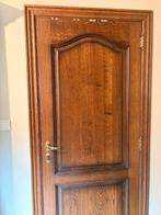 Drie massiek eiken binnendeuren, Ophalen, 80 tot 100 cm, Binnendeur, Zo goed als nieuw