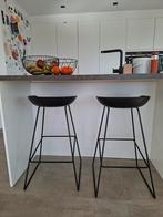 2 tabourets de bar noirs, Maison & Meubles, Enlèvement