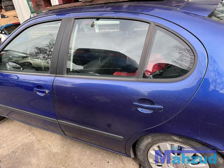 SEAT LEON 1 Blauw Links achter deur portier 1999-2005, Auto-onderdelen, Carrosserie, Deur, Seat, Achter, Links, Gebruikt