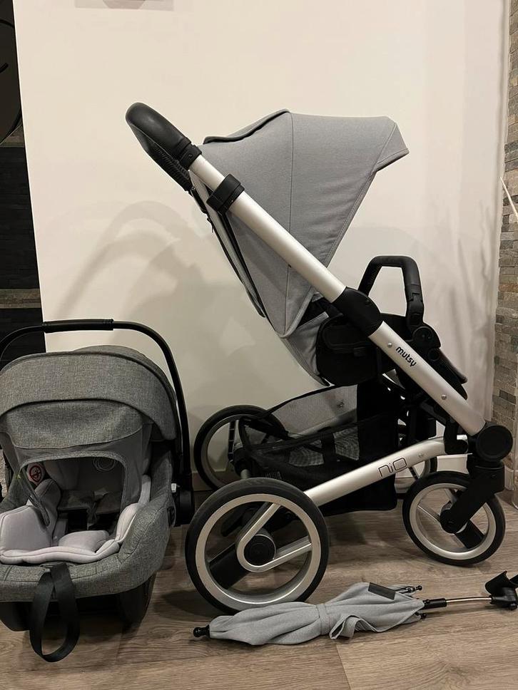 4-in-1 kinderwagen met isofix Close to New, Kinderen en Baby's, Kinderwagens en Combinaties, Zo goed als nieuw, Kinderwagen, Mutsy