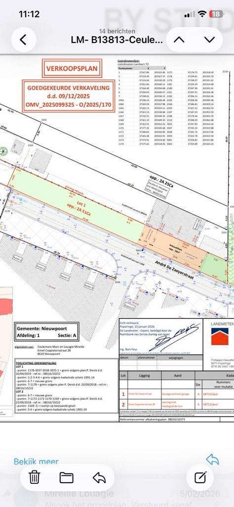 Bouwgrond in Nieuwpoort-stad te koop, Immo, Gronden en Bouwgronden, 200 tot 500 m², Verkoop zonder makelaar