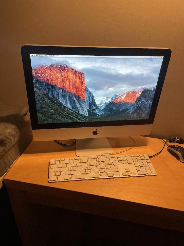 Apple iMac 21,5-inch — ideaal voor kantoor- of woondecoratie, Computers en Software, Apple Desktops, Zo goed als nieuw, iMac, HDD