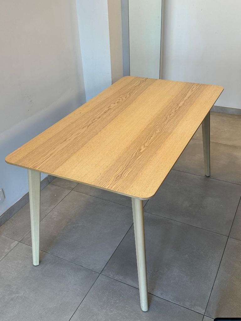 Bureau IKEA ANFALLARE, Huis en Inrichting, Bureaus, Gebruikt, Computerbureau, IKEA, Scandinavisch, Hout, Beige, Demontabel, Ophalen of Verzenden