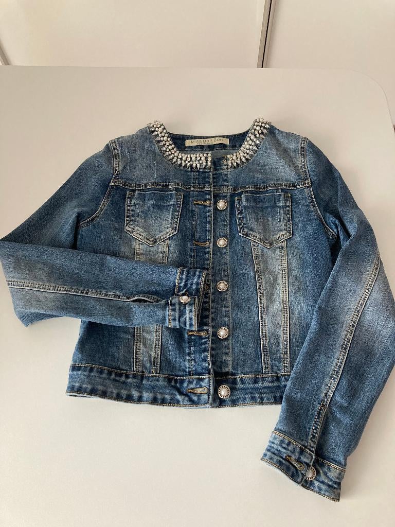 Jas "Miss Bon Bon", Maat 38/40 (M), Blauw, Miss Bon Bon, Ophalen of Verzenden