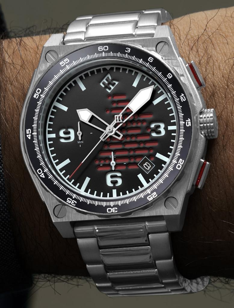 Alpha Sierra Whiskey Sport Nieuw t.w.v € 459 100% ORIGINEEL, Bijoux, Sacs & Beauté, Montres de sport, Neuf, Argent, Étanche, Enlèvement ou Envoi