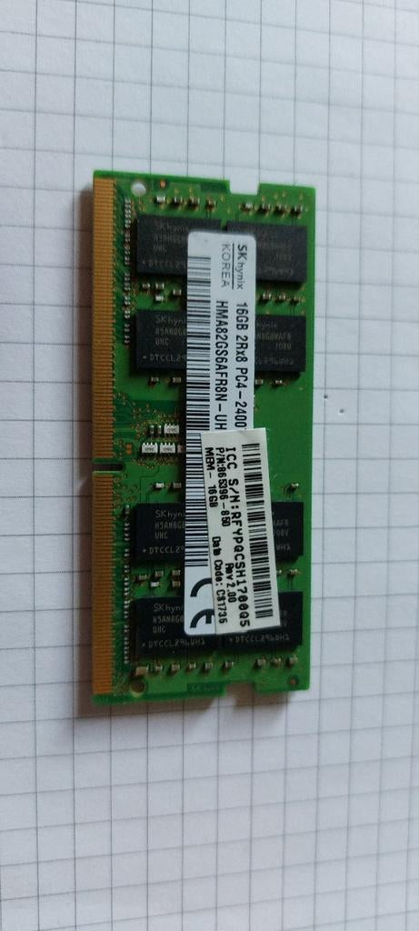 16gb ddr4 2Rx8 2400T, Computers en Software, RAM geheugen, Ophalen of Verzenden, DDR4
