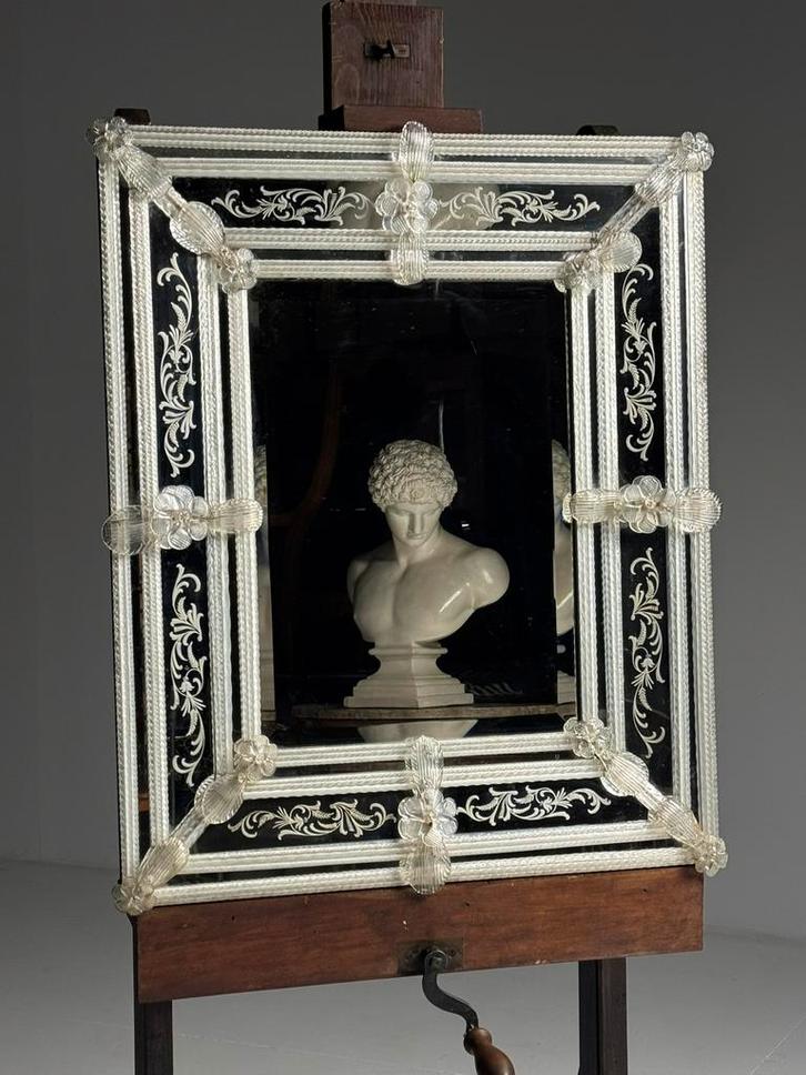 Venetiaanse spiegel 1950s, Antiek en Kunst, Antiek | Spiegels, Ophalen