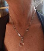 Swarovski halsketting met kristallen hart, Met kristal, Overige materialen, Wit, Ophalen of Verzenden