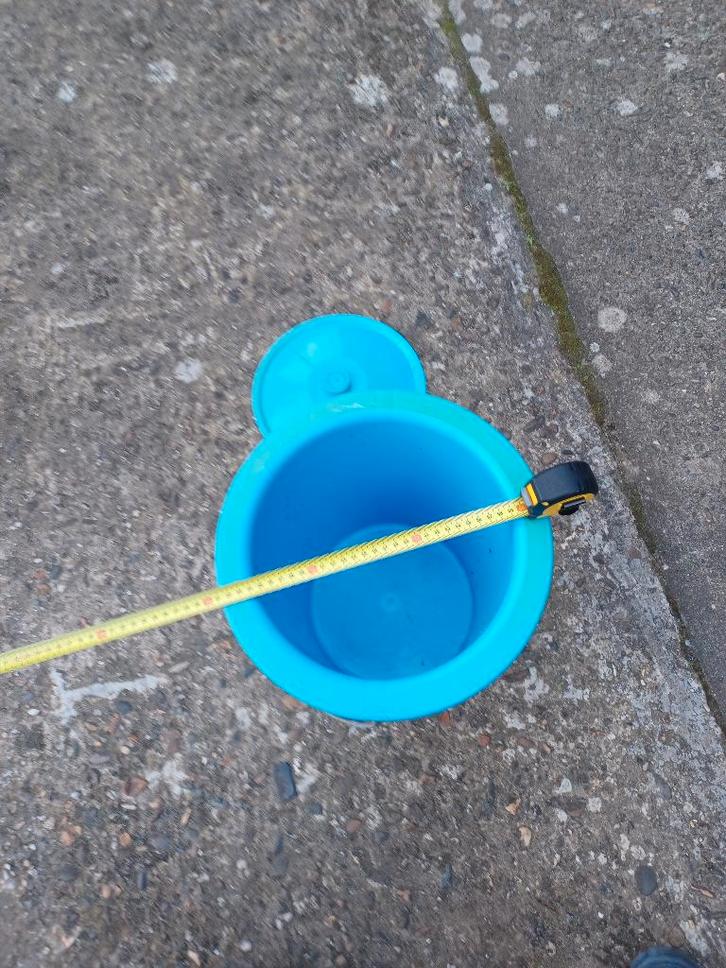 Curver Emmer met Deksel - 12L, Maison & Meubles, Seaux, Utilisé, Synthétique, Avec couvercle, Enlèvement