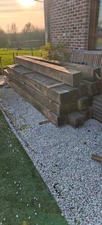 14 poutres en chêne 150x150, 7x 250 et 7x300., Bois dur, Comme neuf, Enlèvement, 250 cm ou plus