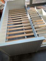 Te koop bed met uitschuifbaar logeerbed, Landelijk/ modern, Gebruikt, 90 cm, Tweepersoons