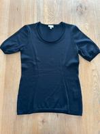 Donkerblauwe top korte mouwen Mayerline maat S, Manches courtes, Enlèvement ou Envoi, Taille 36 (S), Comme neuf