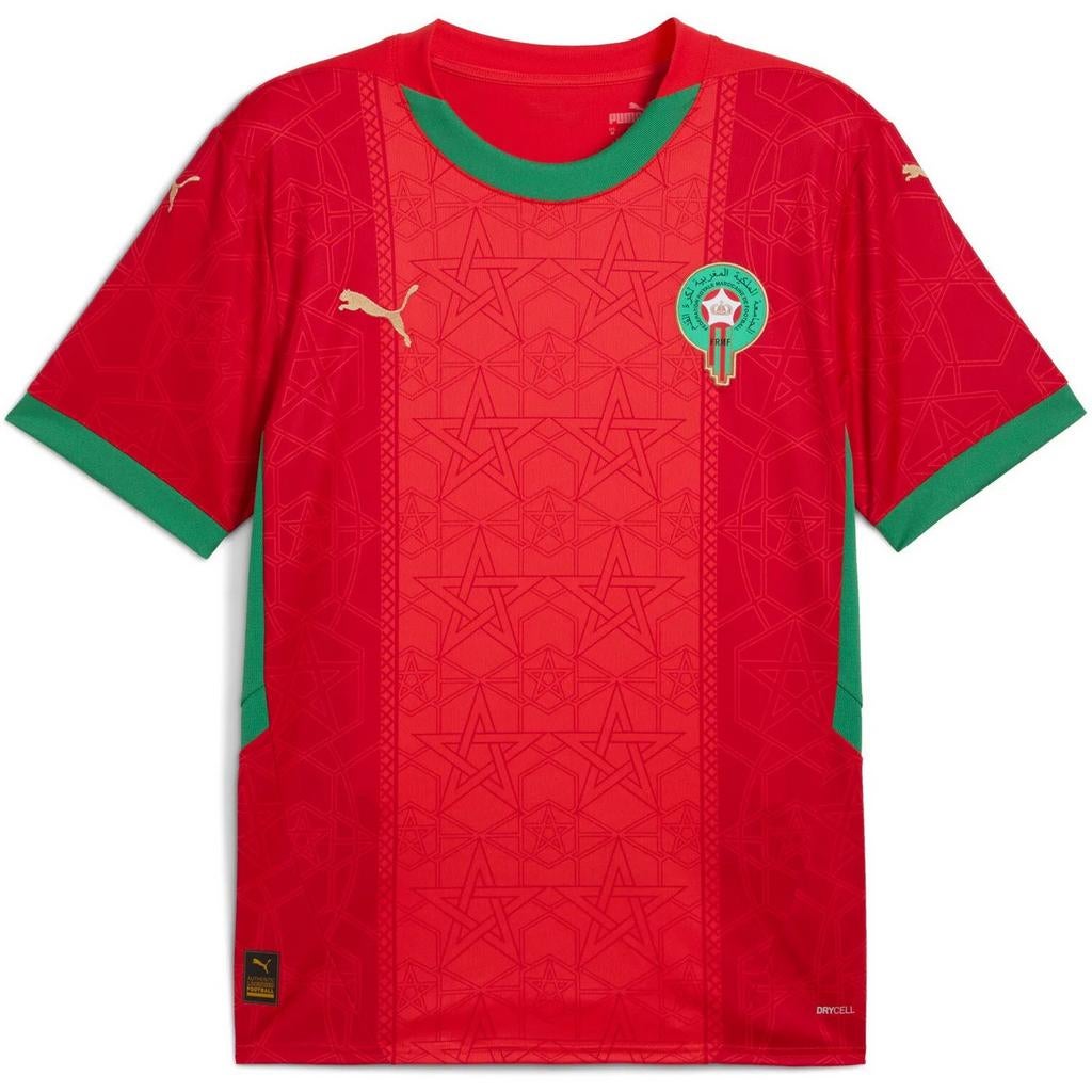 Maillot de football Morocco Puma 2025/2026 rose/vert, Envoi, Neuf, Maillot