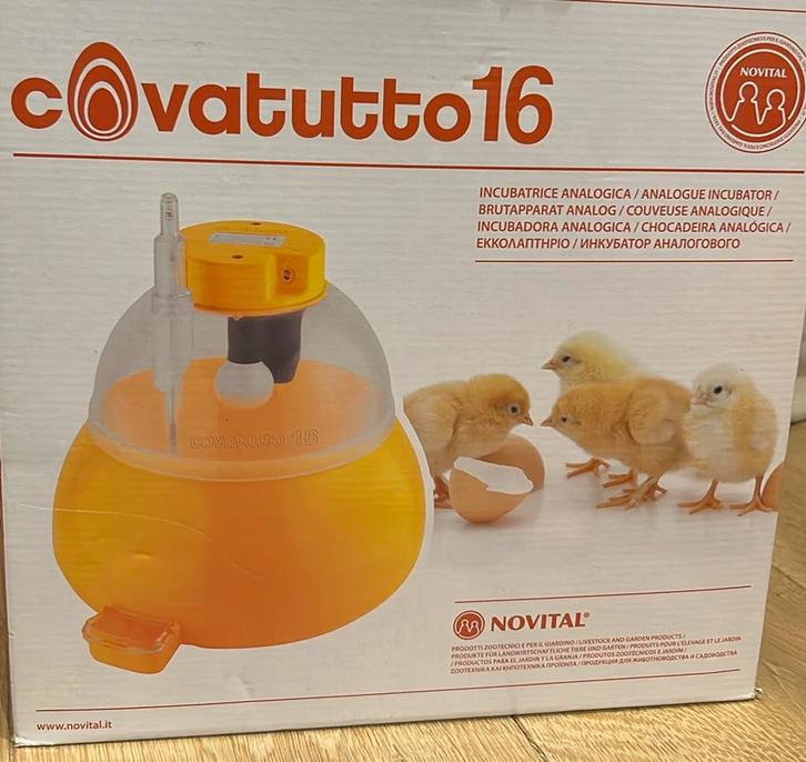 Novital Covatutto 16 broedmachine, Elektronische apparatuur, IJsmachines, Zo goed als nieuw, Ophalen of Verzenden