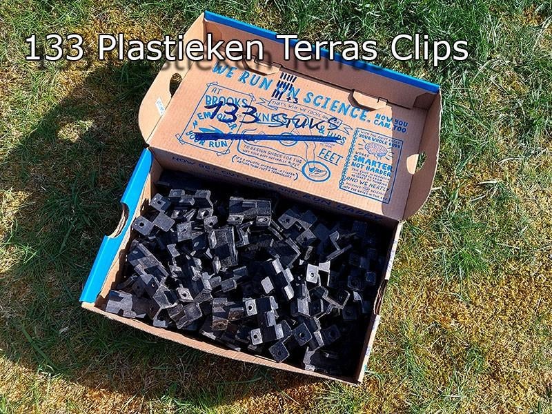 Terras Montage clips - Plastic, Tuin en Terras, Terrasdelen en Vlonders, Ophalen of Verzenden, Gebruikt, Kunststof