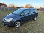 Opel Zafira 2.2 benzine 2009 135.000km 7zits automaat airco, Auto's, Opel, Monovolume, Bluetooth, Zwart, Blauw