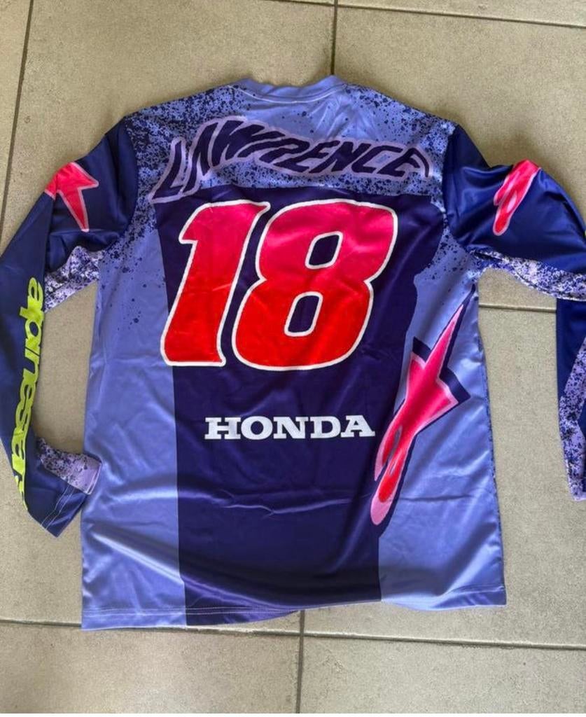 Maillot motocross jersey vareuse jett Lawrence, Motos, Enlèvement ou Envoi, Comme neuf