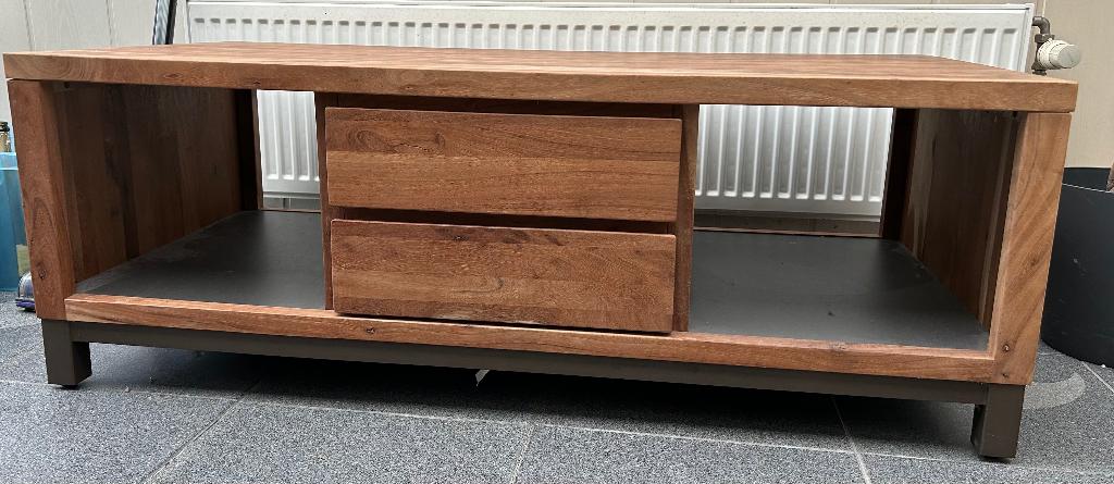 Meubelset salon hout, Maison & Meubles, Salles à manger complètes, Enlèvement, Comme neuf