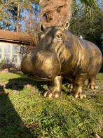 Beeld Nijlpaard, hippo, vijver, tuin 90 cm, Tuin en Terras, Ophalen, Nieuw, Kunststof, Dierenbeeld