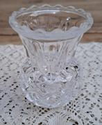 Kristallen lepelvaasje, Christal de Flandre, Antiquités & Art, Enlèvement ou Envoi