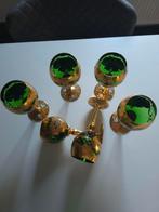 6 VERRES A VIN MURANO, Antiquités & Art, Enlèvement ou Envoi