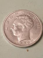 50 frank zilver type schilden leopold 3 1940 FR/VL b positie, Monnaie en vrac, Argent, Enlèvement, Argent