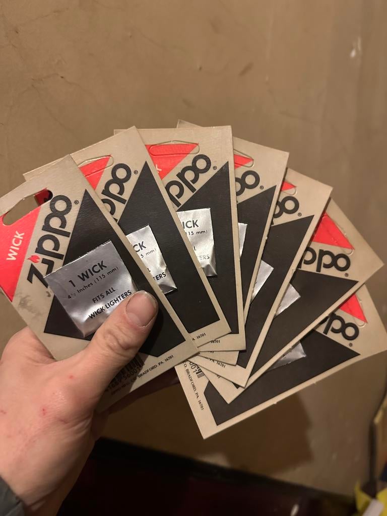 Briquet Zippo wick meche neuves LOT, Enlèvement ou Envoi, Comme neuf