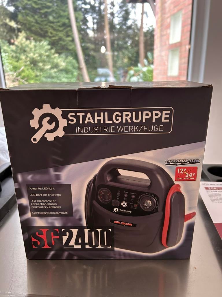Stahlgruppe SG2400 Startbooster, Autos : Divers, Démarreurs de saut, Neuf, Enlèvement