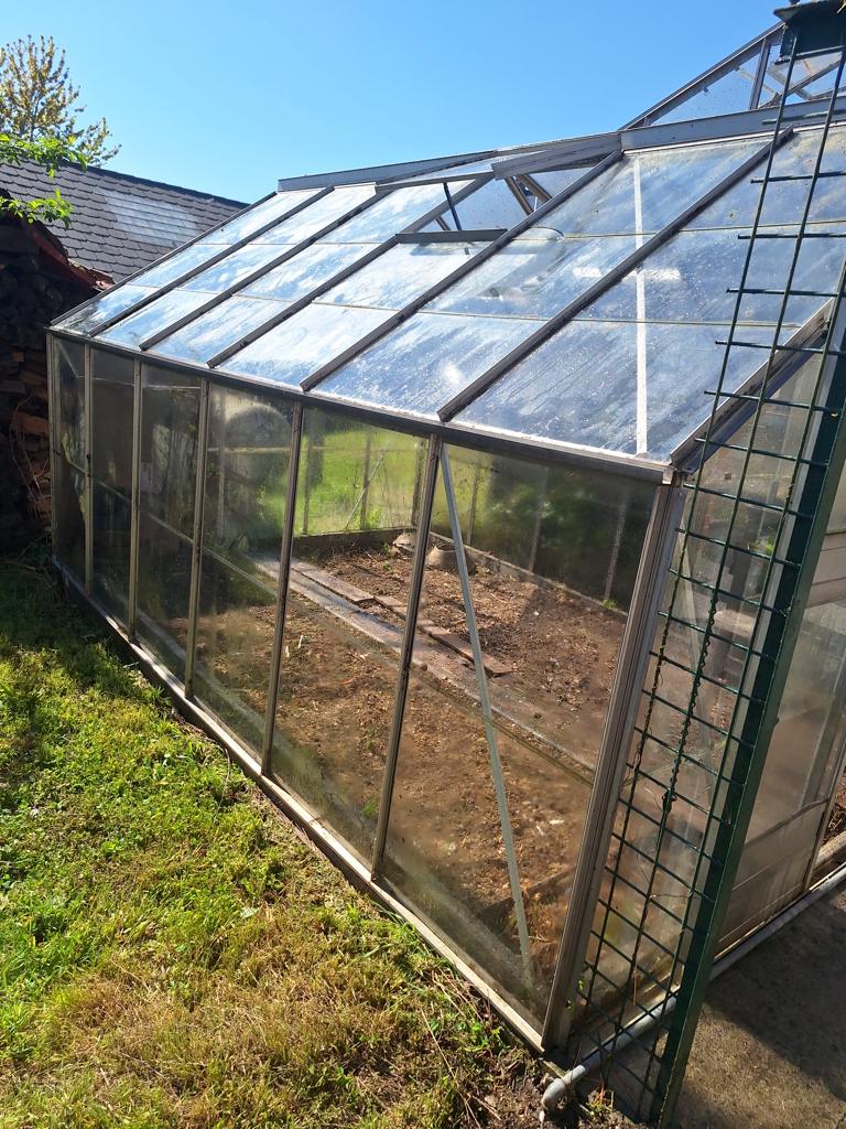 serre, Jardin & Terrasse, Verre, Serre, Enlèvement, Utilisé