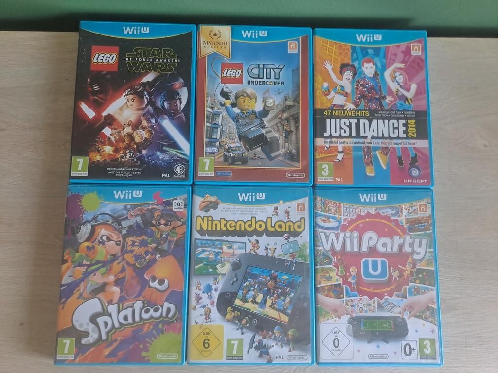 Nintendo 6 Wii U games in nieuwstaat, Consoles de jeu & Jeux vidéo, Jeux | Nintendo Wii U, Enlèvement