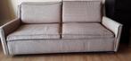 canapé-lit beige avec housse grise, Maison & Meubles, Autres dimensions, Beige, Enlèvement, Utilisé