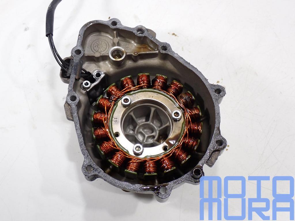 Kawasaki ZX6R 1998 - 1999 dynamo generator dynamodeksel ZX-6, Motoren, Onderdelen | Kawasaki, Gebruikt, Ophalen of Verzenden