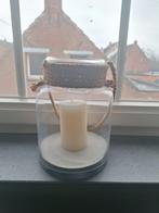 Mooie pot met kaars, Ophalen