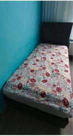 Lit coffre avec sommier et rangement - 90x200 cm, Enlèvement, 200 cm