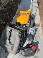 Perfect werkende zelftrekkende grasmaaier, Tuin en Terras, Grasmaaiers, Ophalen, Cirkelmaaier, Gebruikt, Benzine-grasmaaier