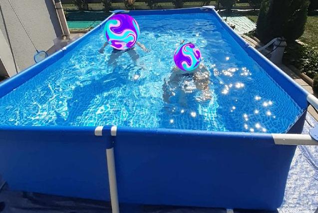 Piscine tubulaire INTEX, Jardin & Terrasse, Piscines, 200 à 400 cm, Moins de 200 cm, Enlèvement, Utilisé