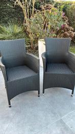 4 terras  zetels in zeer goede staat, Jardin & Terrasse, Chaises de jardin, Enlèvement, Utilisé, Synthétique, Empilable