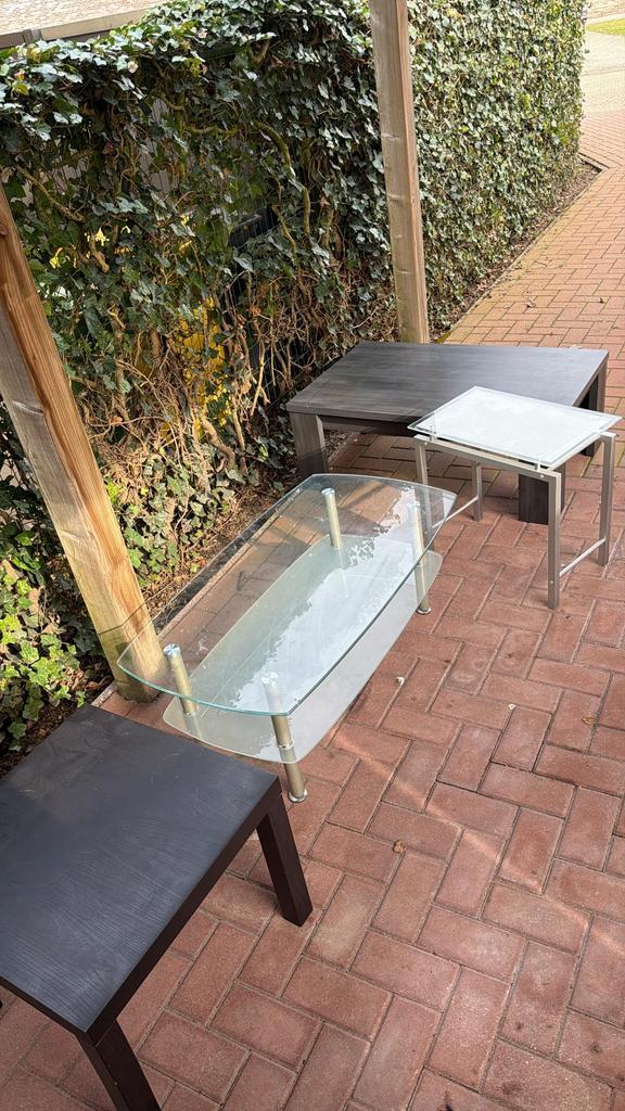 GRATIS TAFELS OPHALEN, Tuin en Terras, Picknicktafels, Zo goed als nieuw, Ophalen