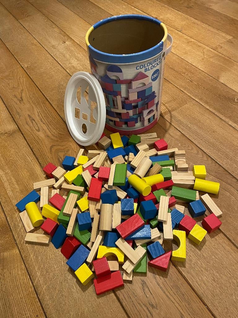 Woody 100 blocs en bois, Enlèvement, Comme neuf, Autres types