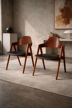 Paire de chaises Compass-Kai Kristansens-Danemark-1960, Antiquités & Art, Enlèvement