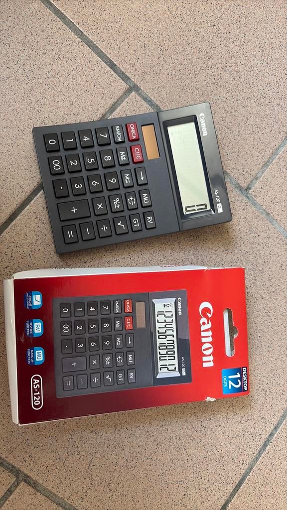 Canon rekenmachine, Divers, Calculatrices, Enlèvement, Utilisé