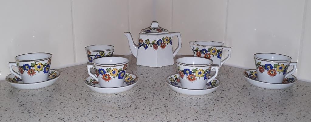 Vaisselle de poupée anglaise ancienne 1850, Antiquités & Art, Enlèvement ou Envoi