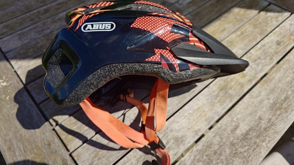 Abus kinder fietshelm mt 48-54, Fietsen en Brommers, Ophalen