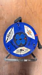 Brennenstuhl kabelhaspel 40m – professioneel – stevig, Doe-het-zelf en Bouw, Elektriciteit en Kabels, Ophalen of Verzenden, Zo goed als nieuw