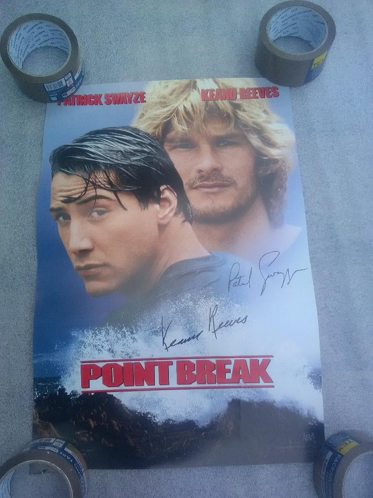 Affiche de cinéma 'point break., Enlèvement ou Envoi, Comme neuf, Film, Affiche
