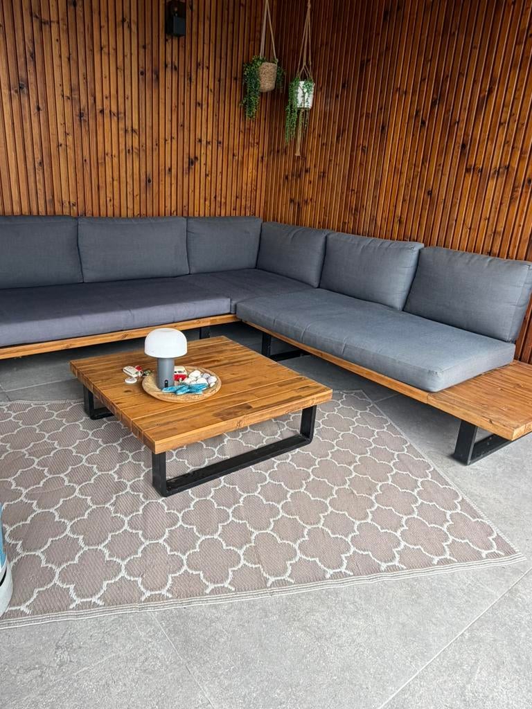 Tuinlouge, Tuin en Terras, Tuinsets en Loungesets, Hout, Ophalen