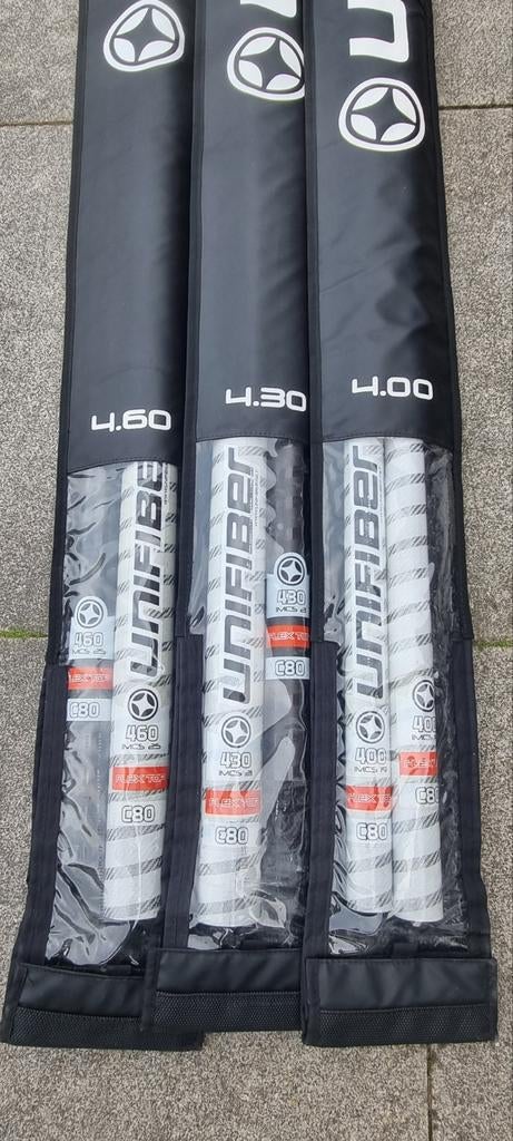 Tk: NIEUWE Unifiber 80% carbon masten RDM 400 & SDM 430,460, Enlèvement